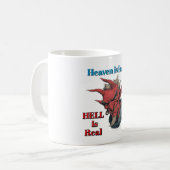 Tasse à café L'enfer est réel (Devant gauche)