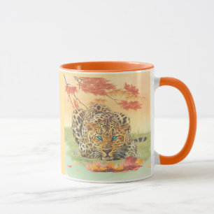 Tasse à café Leopard art