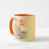 Tasse à café Leopard art (Devant gauche)