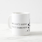 Tasse à café "Les étoiles ne peuvent briller sans (Devant gauche)