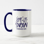 Tasse à café Let it Snow (Gauche)