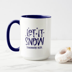 Tasse à café Let it Snow
