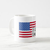 Tasse à café Libérez l'Amérique (Devant gauche)
