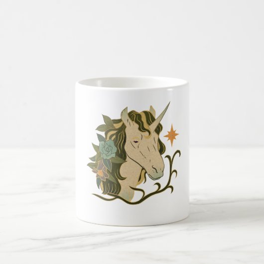 Tasse à café Licorne Florale Bohème (Centre)