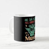 Tasse à café Life Is All About Music (Devant gauche)