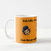 Tasse à café Macaque Kaki (Gauche)