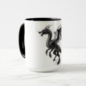 Tasse à café Majestueux Dragon (Devant gauche)