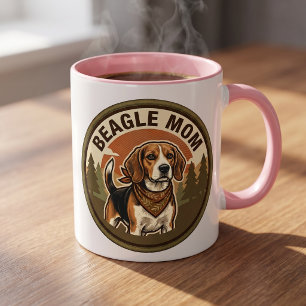Tasse à café Maman Beagle   Cadeau pour maman de c