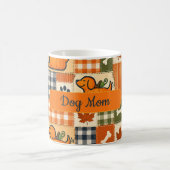 Tasse à café Maman Chien Citrouille Patchwork Good (Centre)