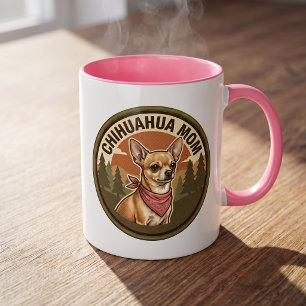 Tasse à café Maman Chihuahua   Cadeau pour la mama