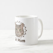 Tasse à café Maman de chat (Devant droit)