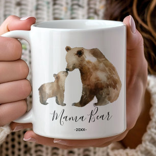 Tasse à café Maman Ourse Mignonne