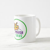 Tasse à café Mardi Gras (Devant droit)
