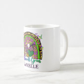 Tasse à café Mardi Gras arc-en-ciel (Devant droit)