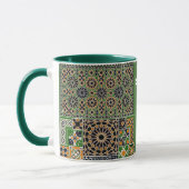 Tasse à café marocaine avec calligraphie arabe (Gauche)