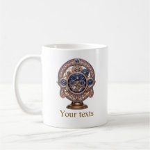 Tasse à café mécanique Steampunk vintage