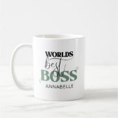 Tasse à café Meilleur Patron du Monde (Gauche)