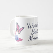 Tasse à café Meilleure Maman du Monde – Cadeau idé (Devant gauche)