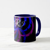 Tasse à café mélange de baies géométriques (Devant droit)