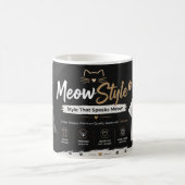 Tasse à café Meow Style : Moins de gens, plus de c (Centre)
