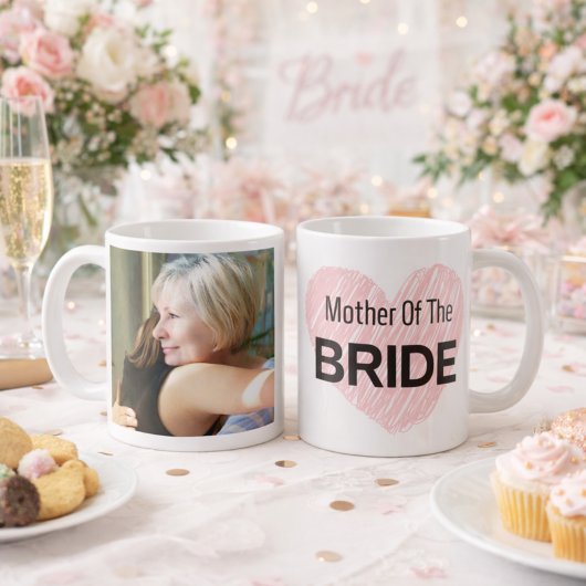 Tasse à café "Mère de la mariée" – Cadeau de Baby