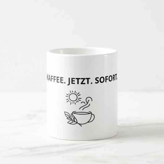 Tasse à café minimaliste (Centre)