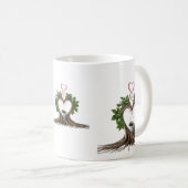 Tasse à café Minimaliste Roots Heart (Devant droit)