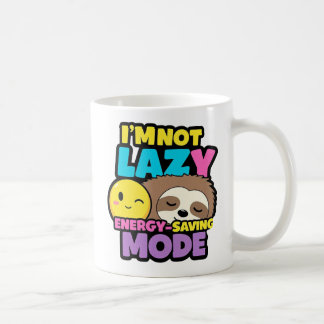Tasse à café Mode Économie d'Énergie, Je ne suis p
