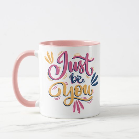 Tasse à café moderne Sois toi-même  (Gauche)