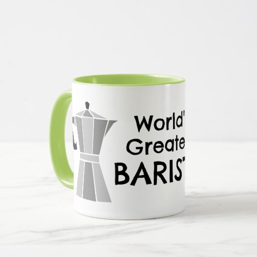 Tasse à café Moka Pot du meilleur barista du monde (Devant gauche)