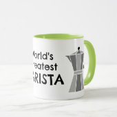 Tasse à café Moka Pot du meilleur barista du monde (Devant droit)