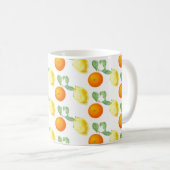 Tasse à café Monogram Citron Citrus Joyeux (Devant droit)
