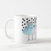 tasse à café monogrammée, votre nom (Gauche)