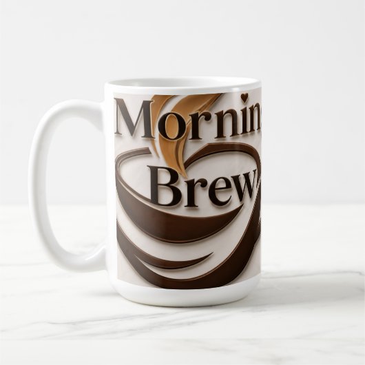 Tasse à café Morning Brew. (Gauche)