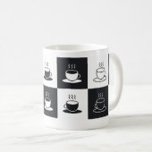 Tasse à café Motif à la Chekered (Devant droit)