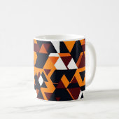 Tasse à café - Motif géométrique abstrait moderne (Devant droit)