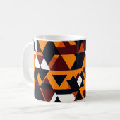 Tasse à café - Motif géométrique abstrait moderne (Devant gauche)