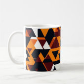 Tasse à café - Motif géométrique abstrait moderne (Gauche)