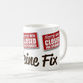 Tasse à café Mug Fixation de caféine (Devant droit)