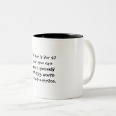 Tasse à café Mug Humour pour artisans (Devant droit)