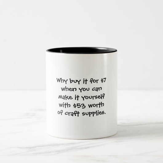 Tasse à café Mug Humour pour artisans (Centre)
