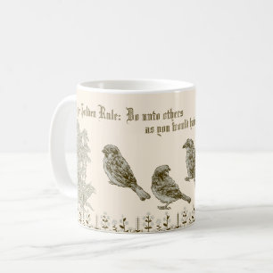 Tasse à café Mug Règle d'or