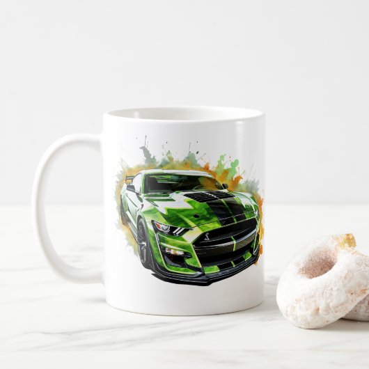 Tasse à café Muscle Car (Avec donut)