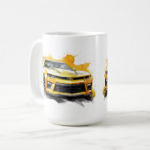 Tasse à café Muscle Car (Devant gauche)