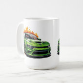 Tasse à café Muscle Car (Devant gauche)