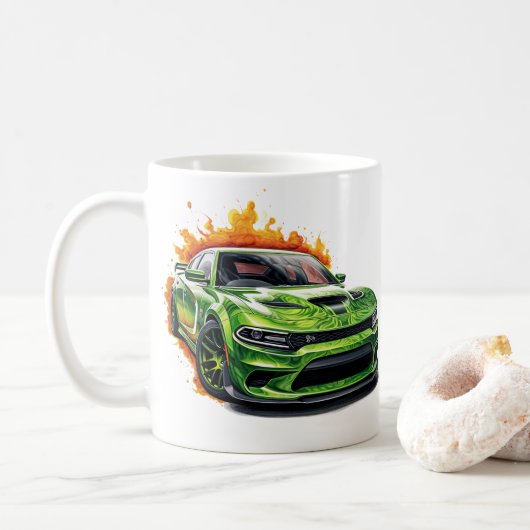 Tasse à café Muscle Car (Avec donut)