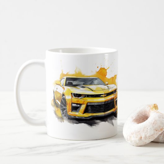Tasse à café Muscle Car (Avec donut)