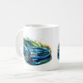 Tasse à café Muscle Car (Devant gauche)