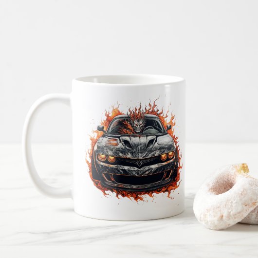 Tasse à café Muscle Car (Avec donut)