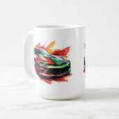 Tasse à café Muscle Car (Devant gauche)